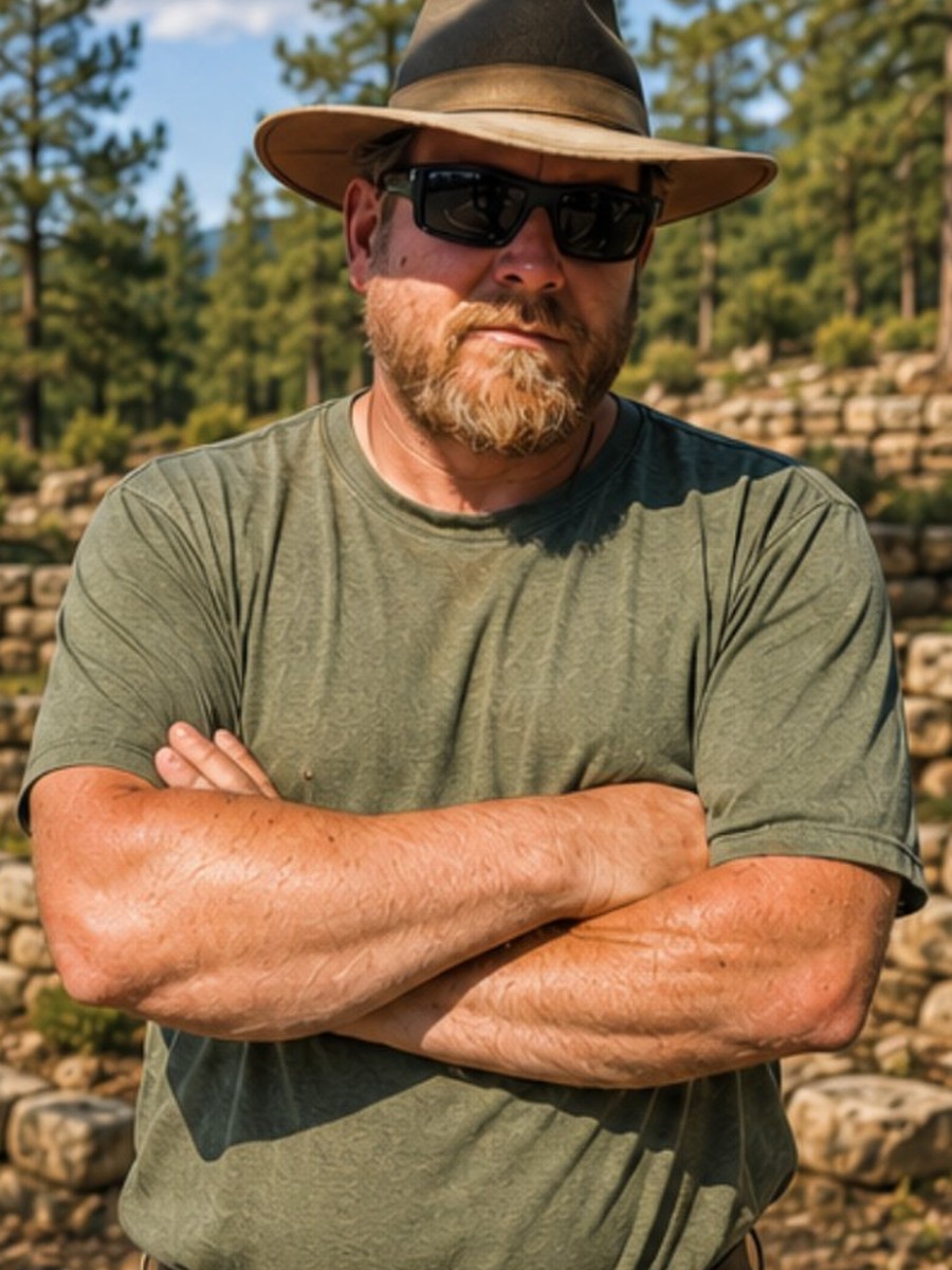 Dave of Heber Homestead & Ranch in a ponderosa pine setting